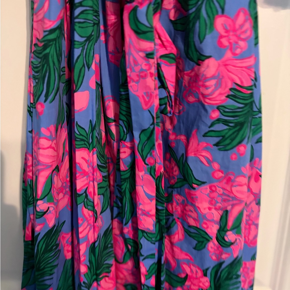 NWT Lilly Pulitzer Shawnlee Dress Safari sunset size L - Picture 4 of 7